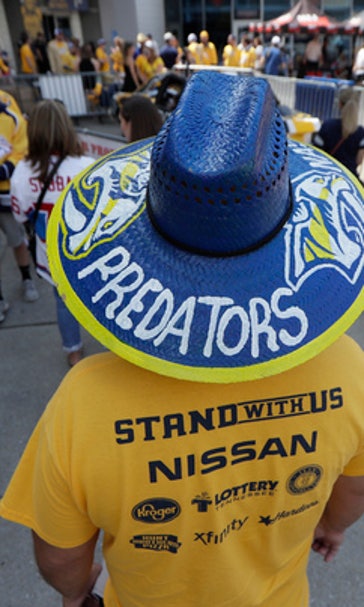The Latest: Predators beat Penguins 5-1, trail Cup Final 2-1